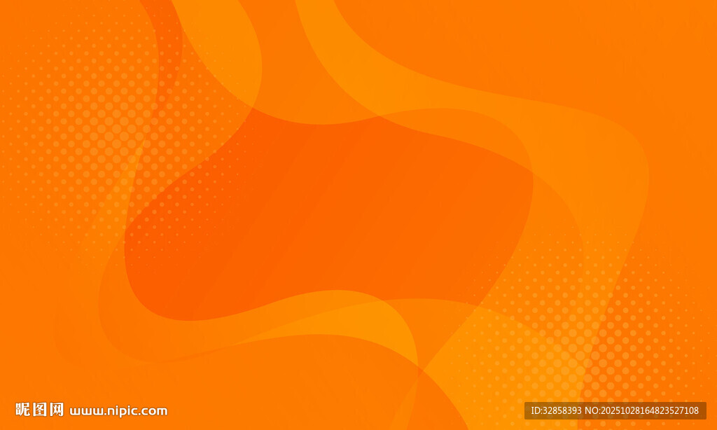 橙色渐变抽象动感背景图