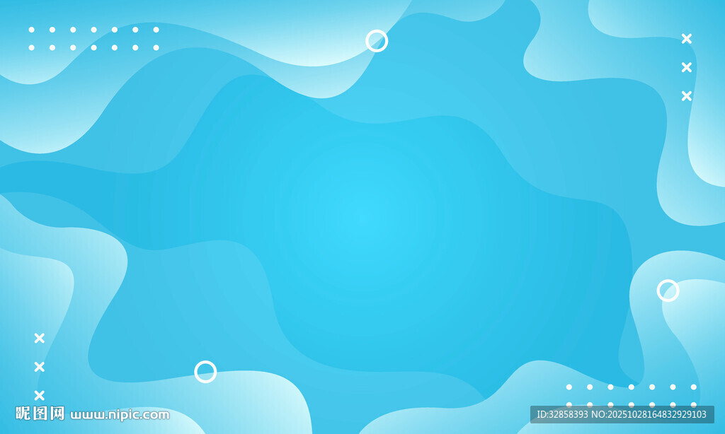 梦幻蓝色流体渐变背景图