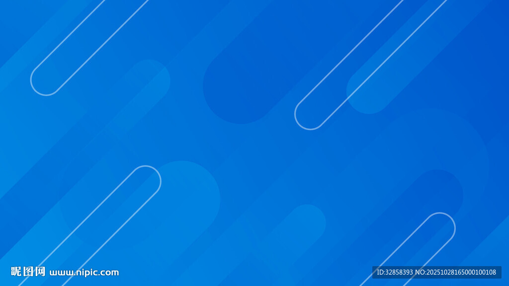 蓝色渐变几何线条背景图