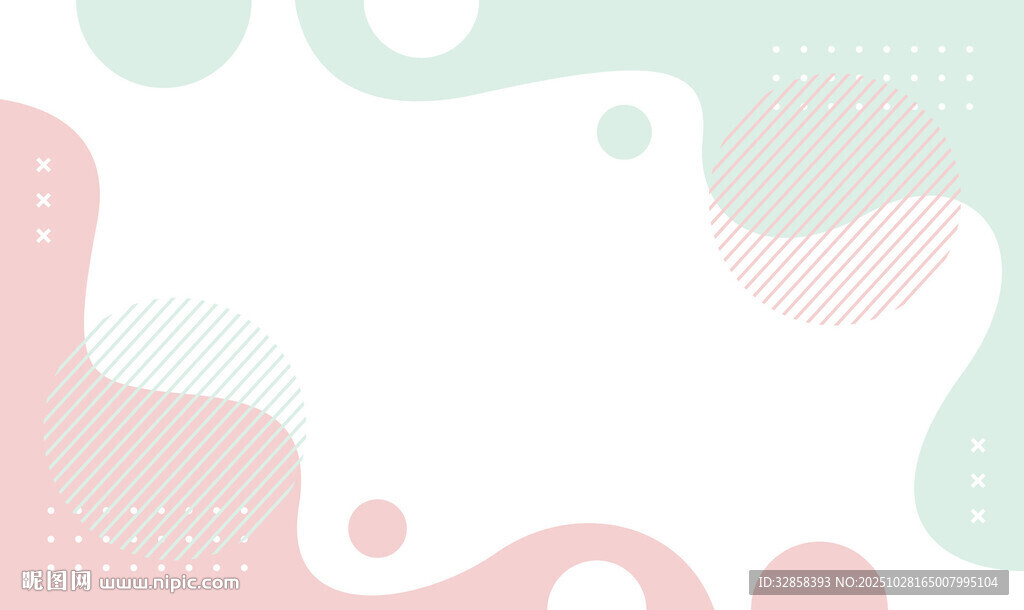 清新柔和流体背景图案