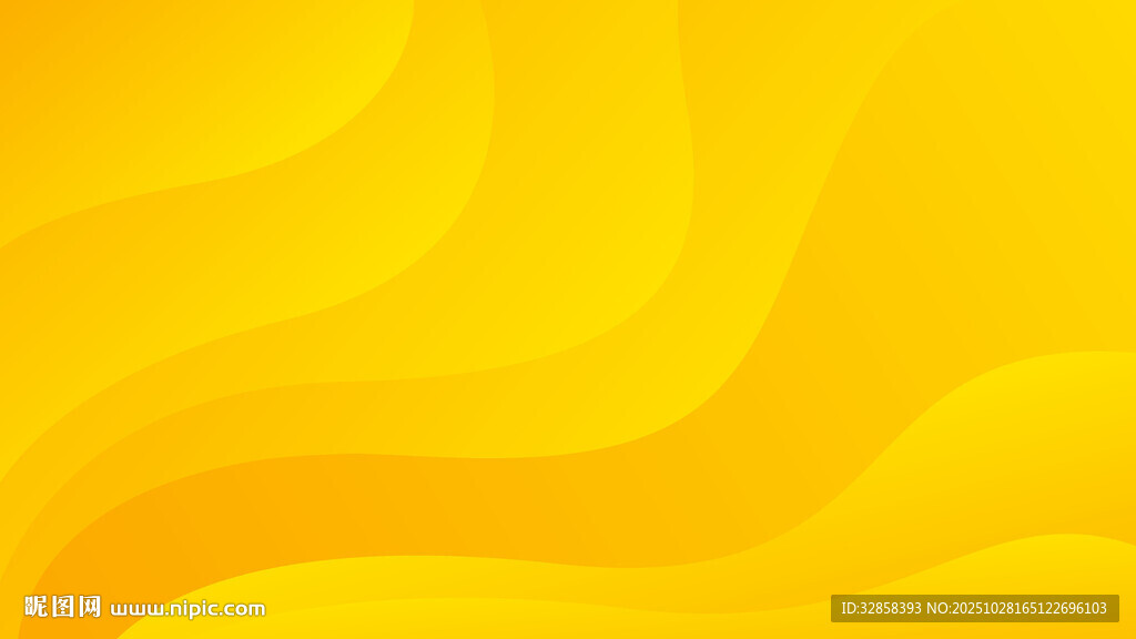 黄色波浪纹理背景图