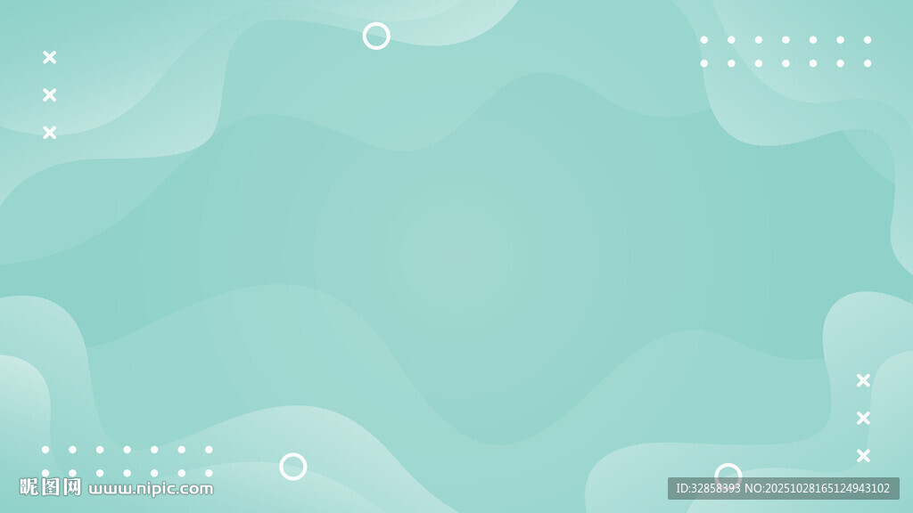 淡绿色简约抽象背景图案