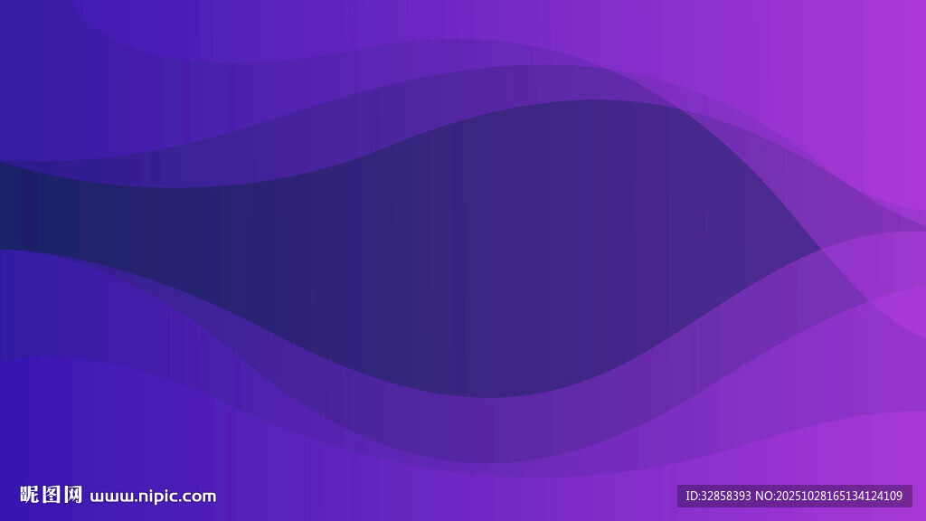 紫色渐变波浪抽象背景图