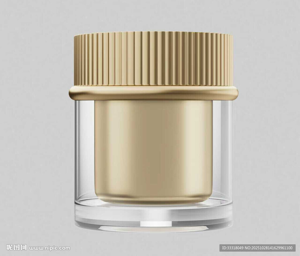 金色盖化妆品保健品瓶