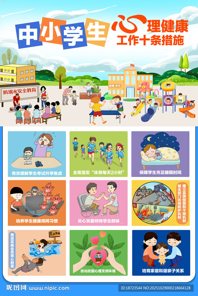 中小学生心理健康工作十条措施