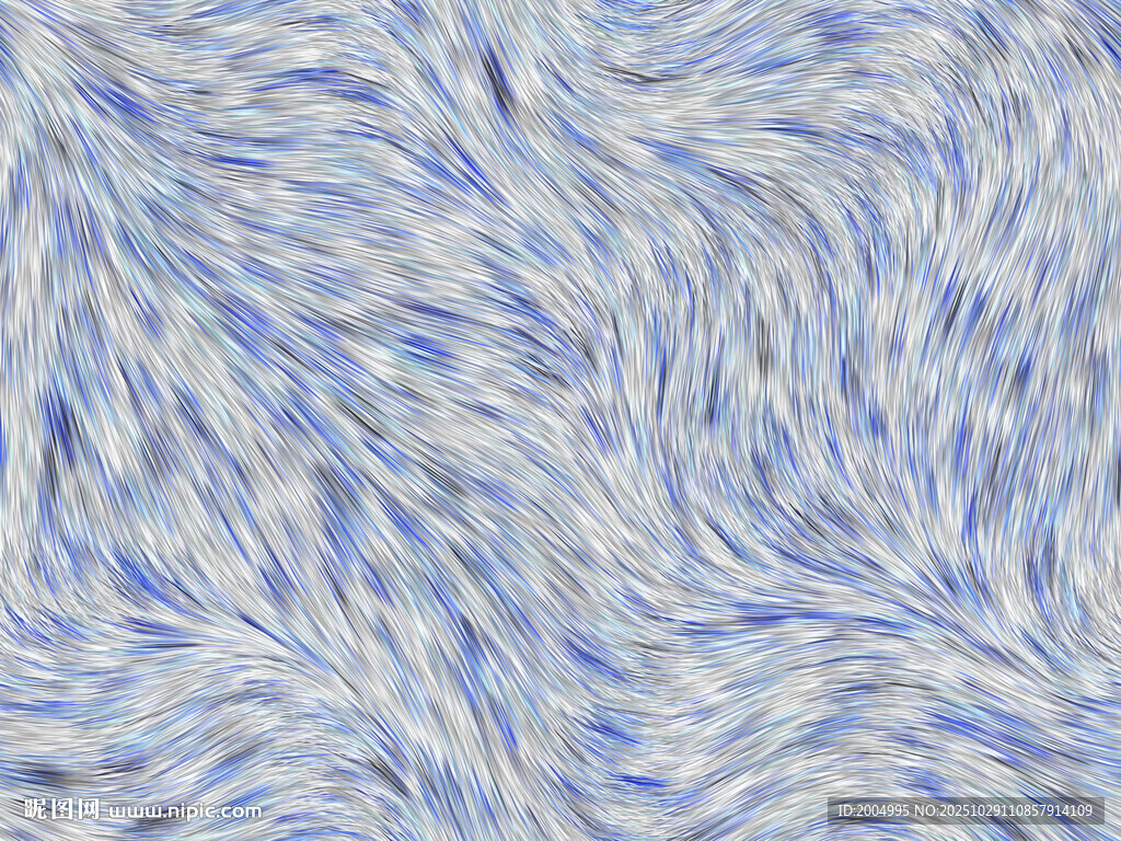 蓝色高清毛发线条纹理
