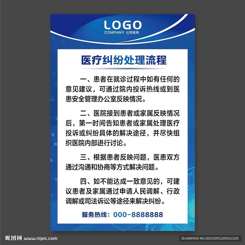 医院医疗纠纷处理流程