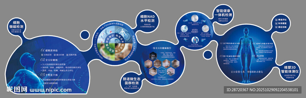 大健康 墙面 企业文化 异形墙