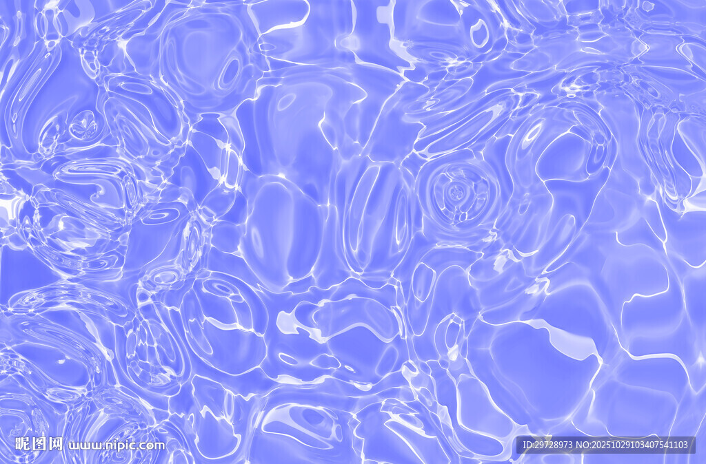 蓝色水波纹理背景