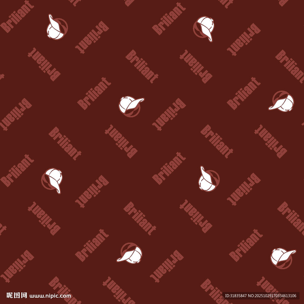 兔子图案红色背景无缝纹理