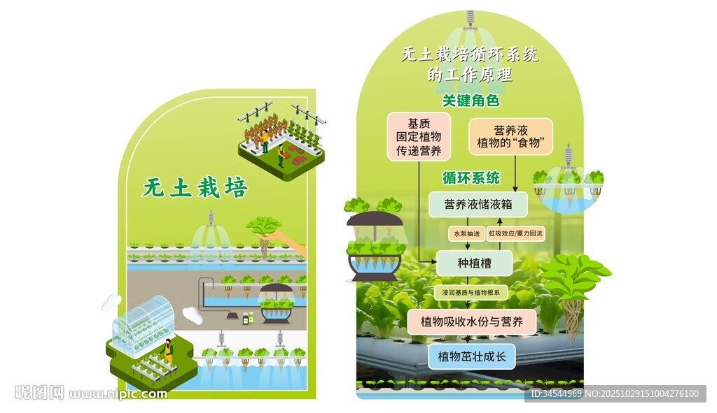 无土栽培展板