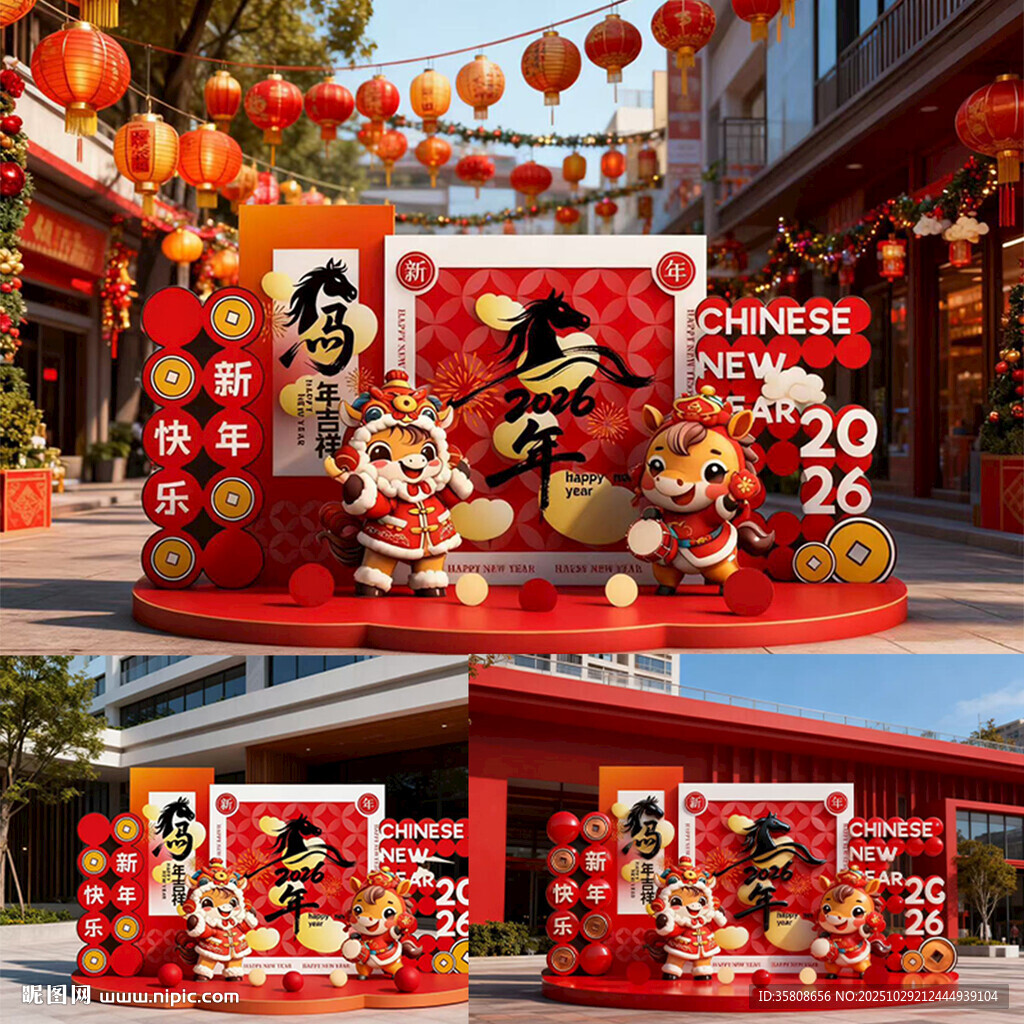 2026马年新年春节美陈