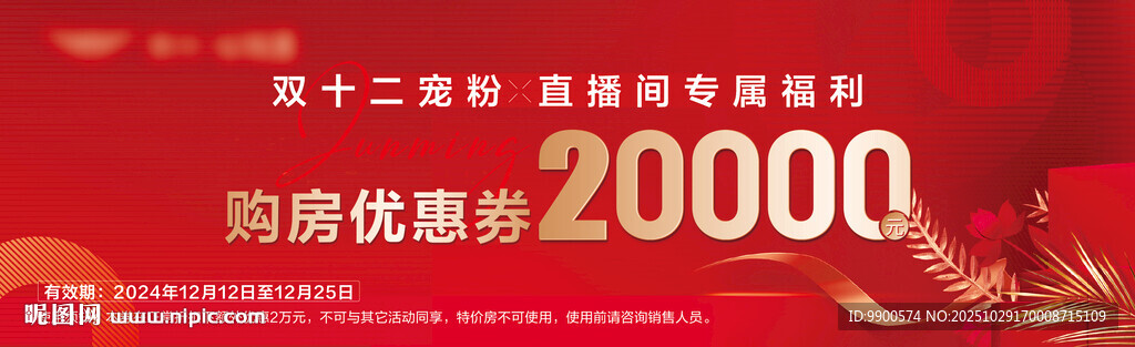 双十二促销优惠券