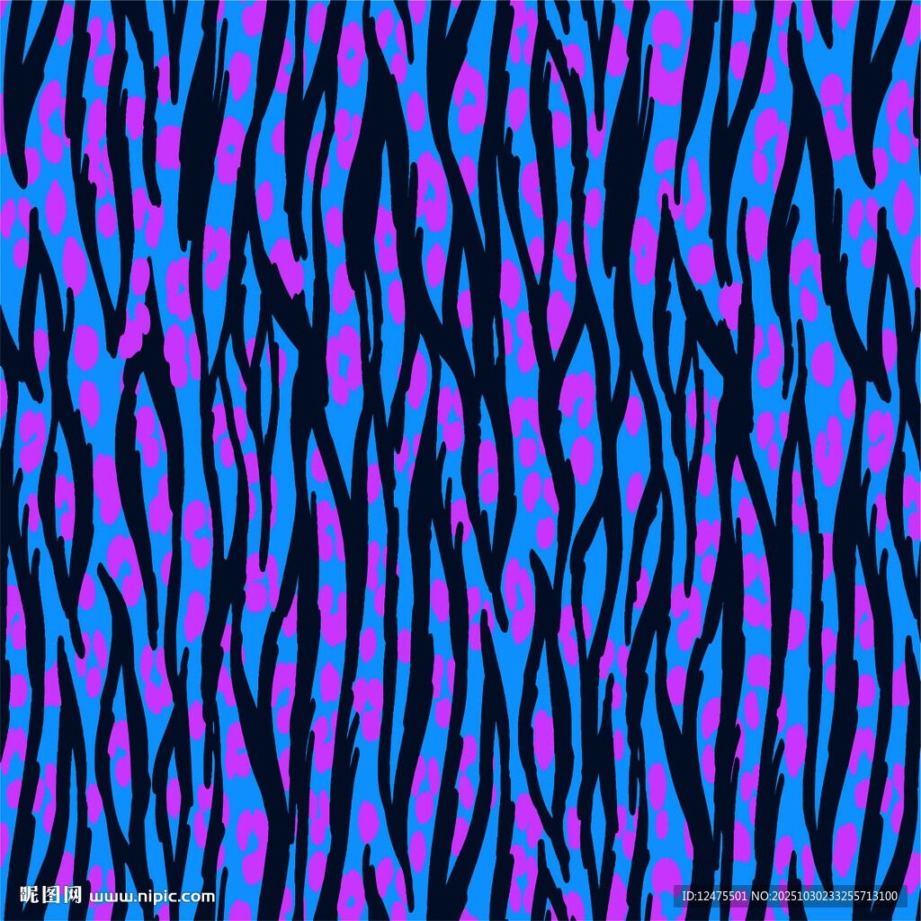 蓝紫相间动感条纹图案