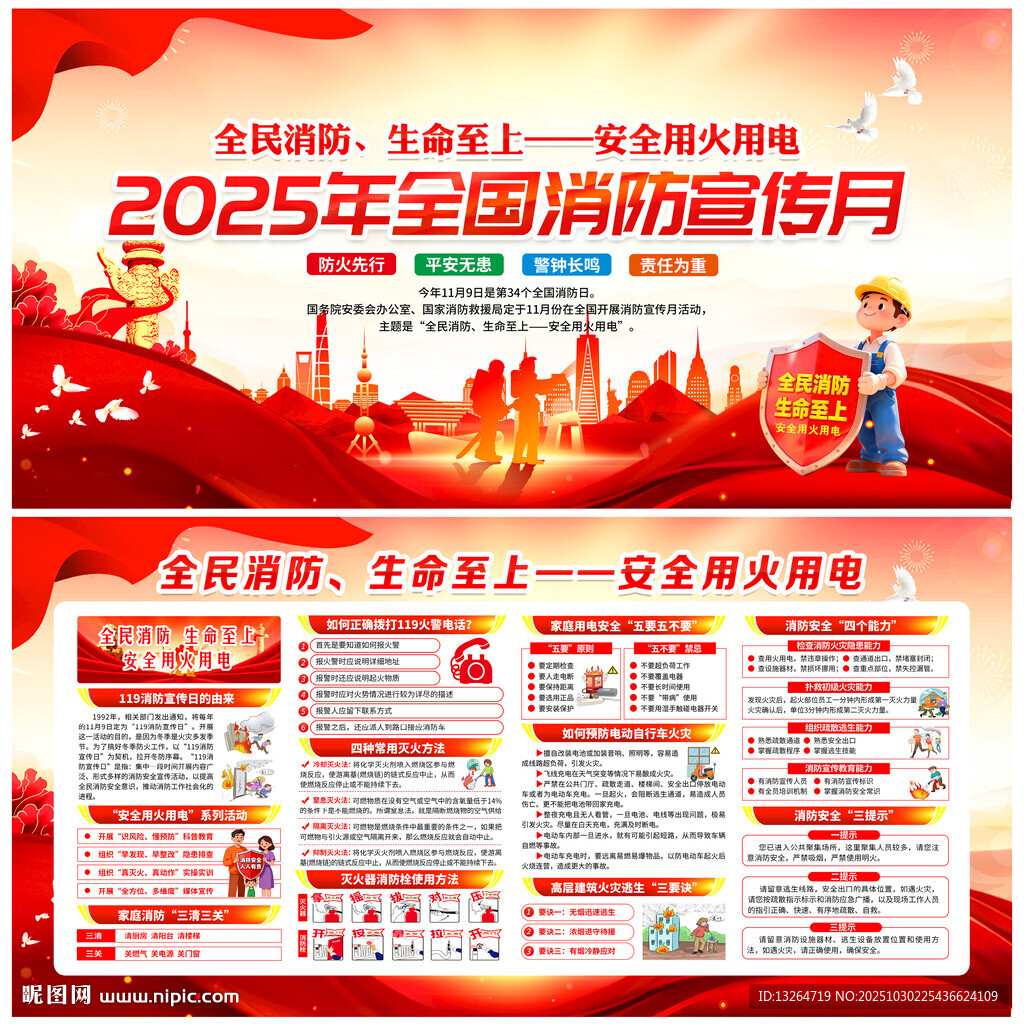 消防日展板