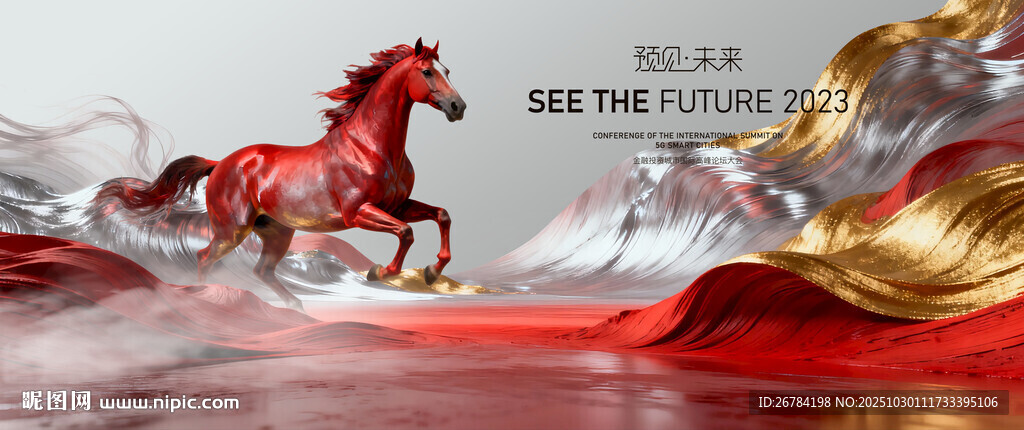 2026年 马年背景