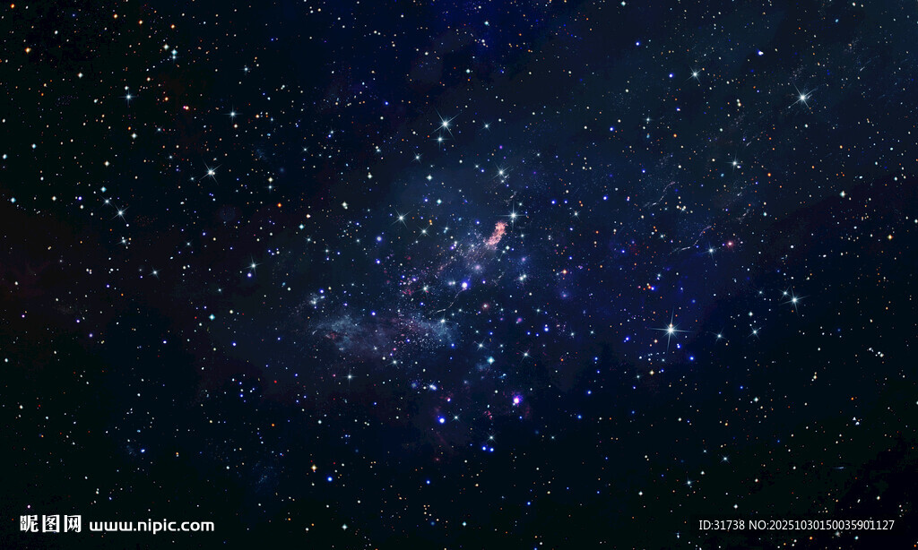 黑色宇宙星空背景