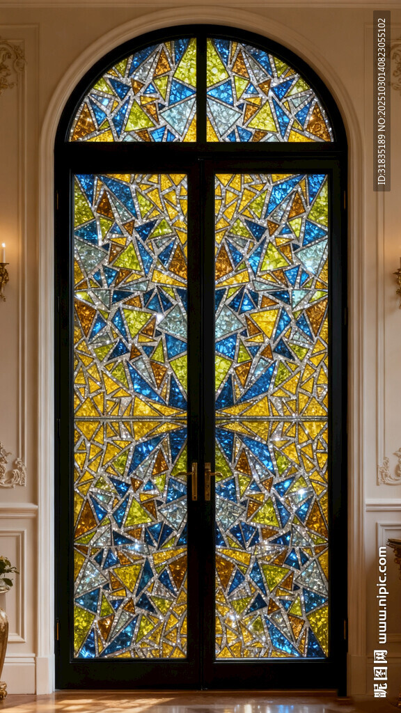 马赛克法式花窗 封面为效果图