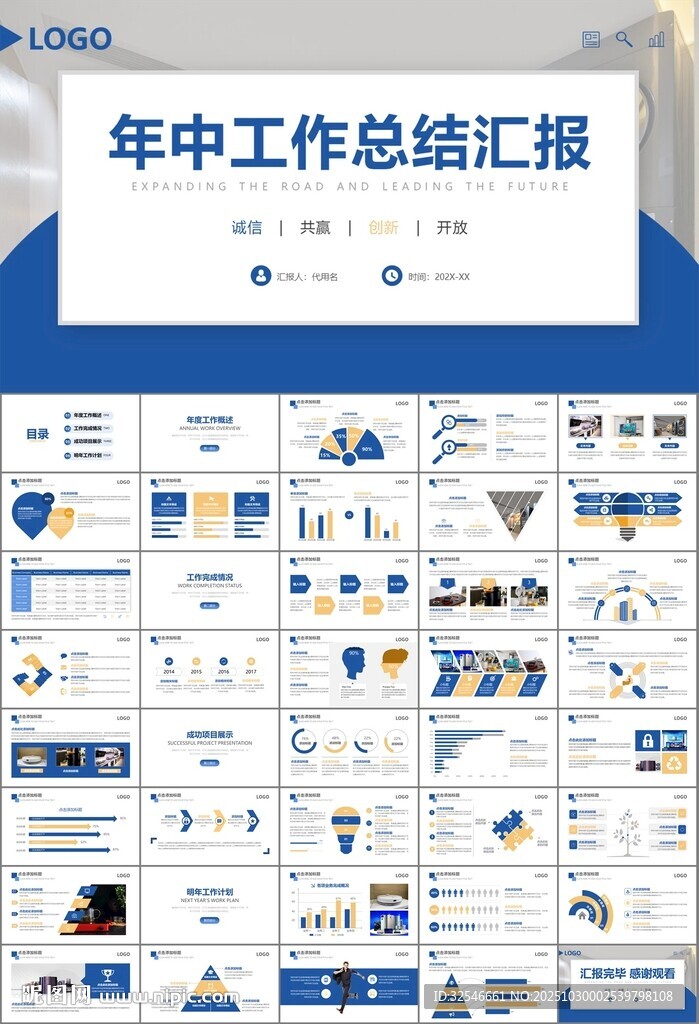 家电电器行业工作总结ppt模板