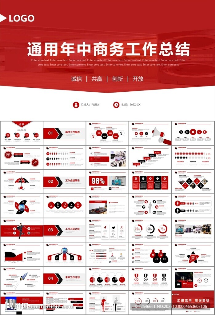 家电电器行业工作总结ppt模板