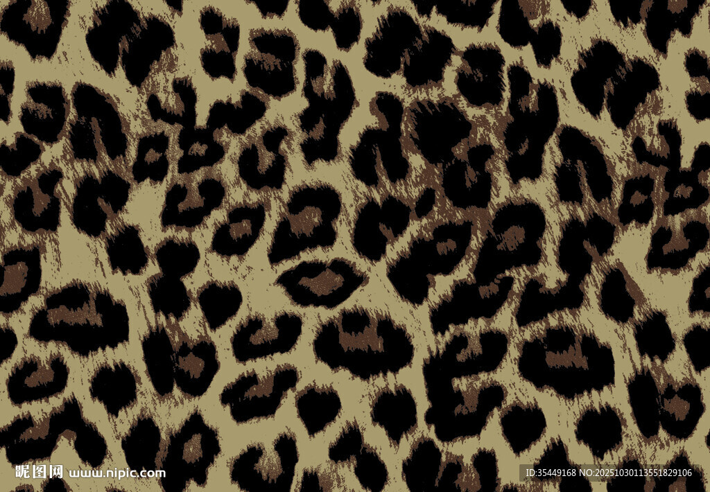 豹纹图案纹理背景