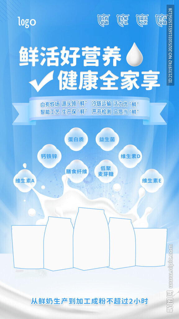 全家奶粉海报
