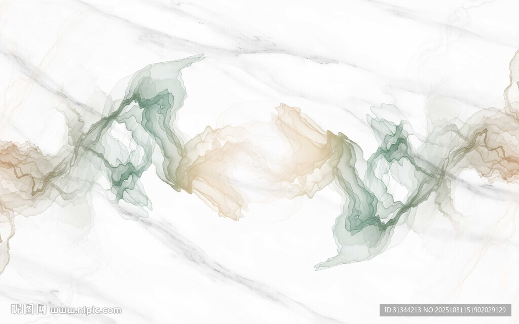 线条爵士白大理石