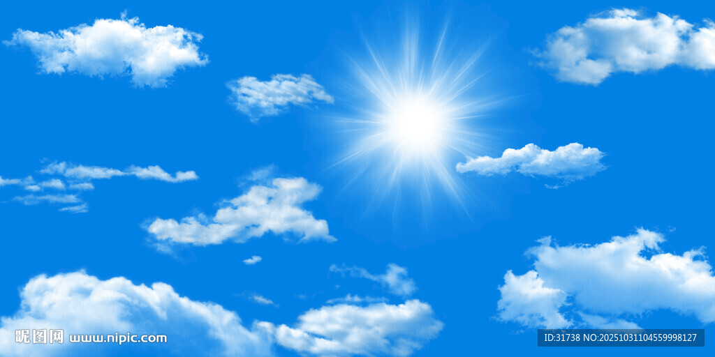 蓝天白云天花软膜