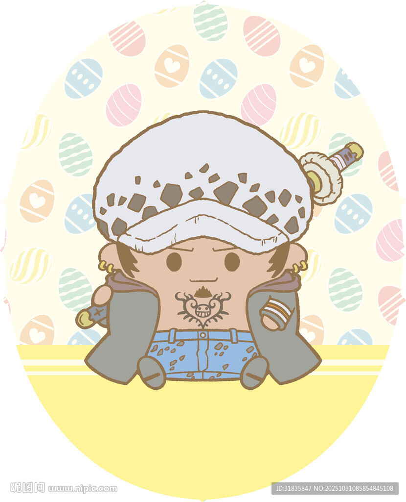 可爱卡通婴儿看书形象