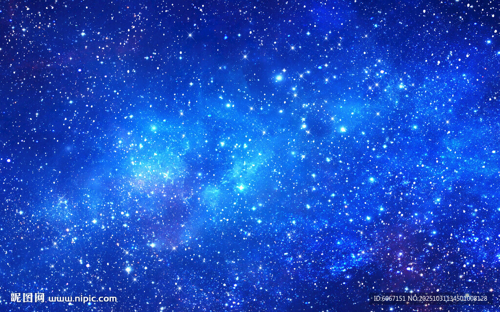 蓝色星空天花软膜灯箱