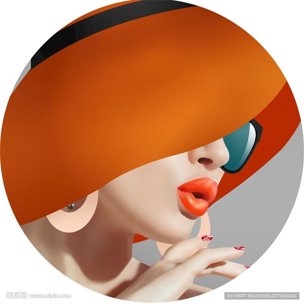 时尚个性的潮流妆容形象