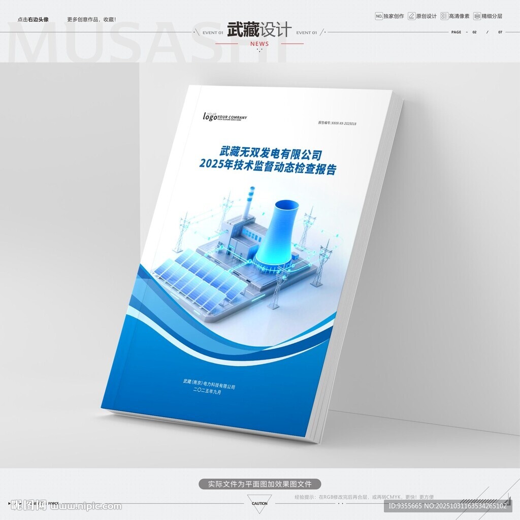 电力公司检查报告封面