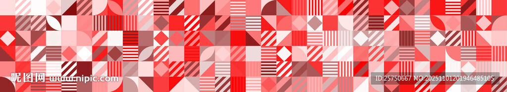 多彩几何拼接抽象背景图