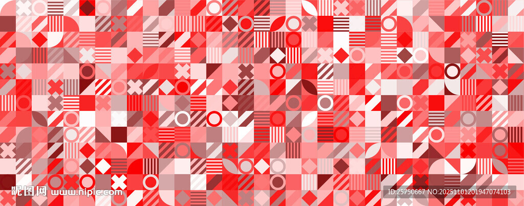 红白格子图案纹理背景