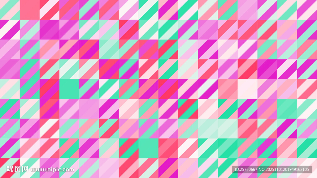 多彩几何条纹图案背景