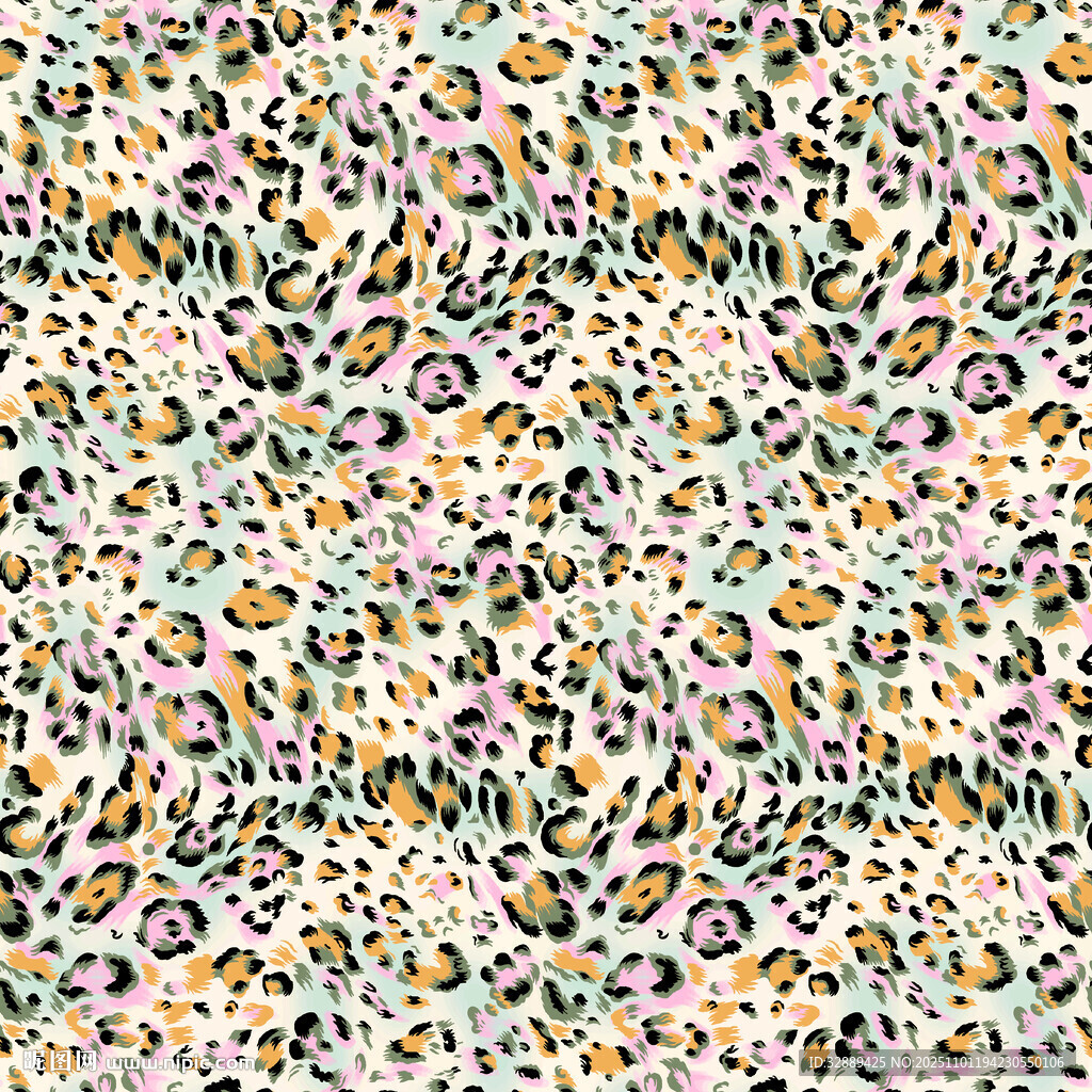 花卉图案布料纹理