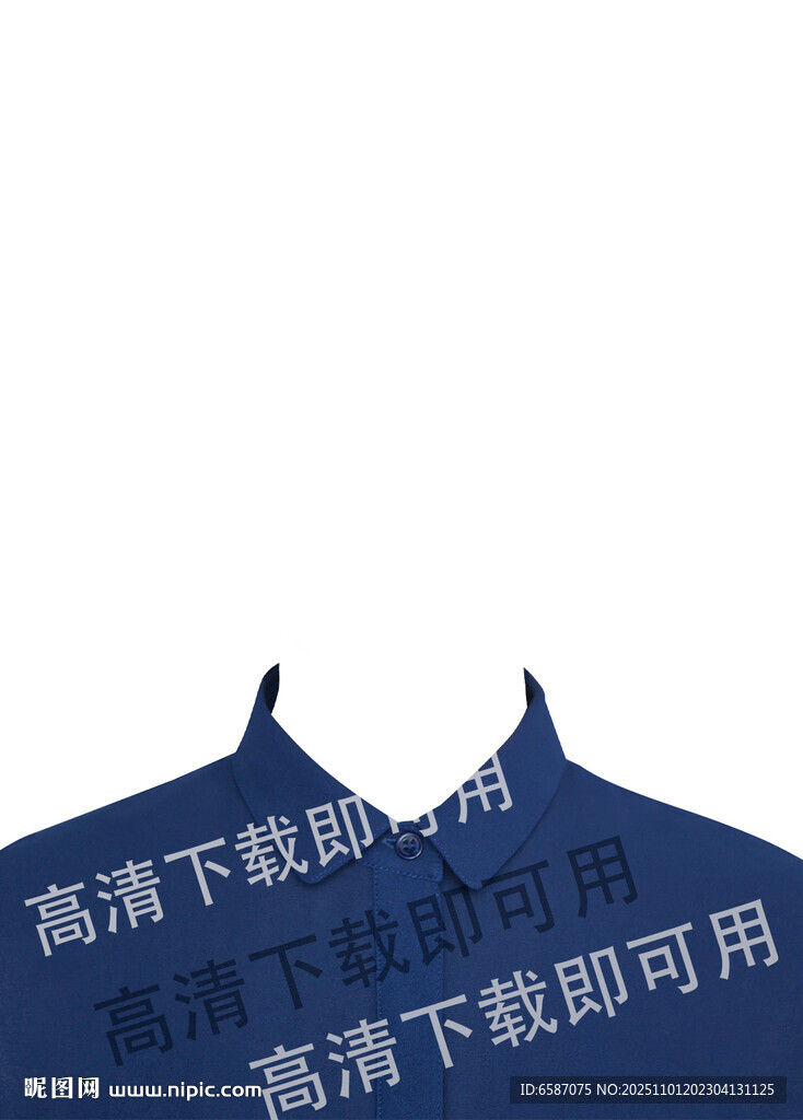 女士证件照衬衫图片