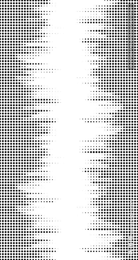 黑白条纹声波图案