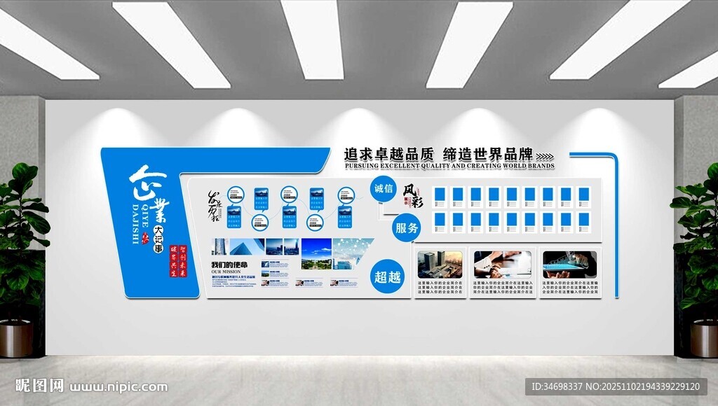 企业文化墙图片发展历程