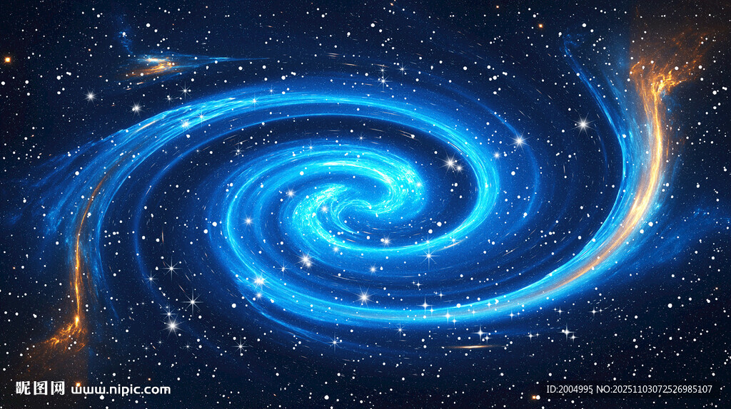 虚浩瀚宇宙星空旋涡