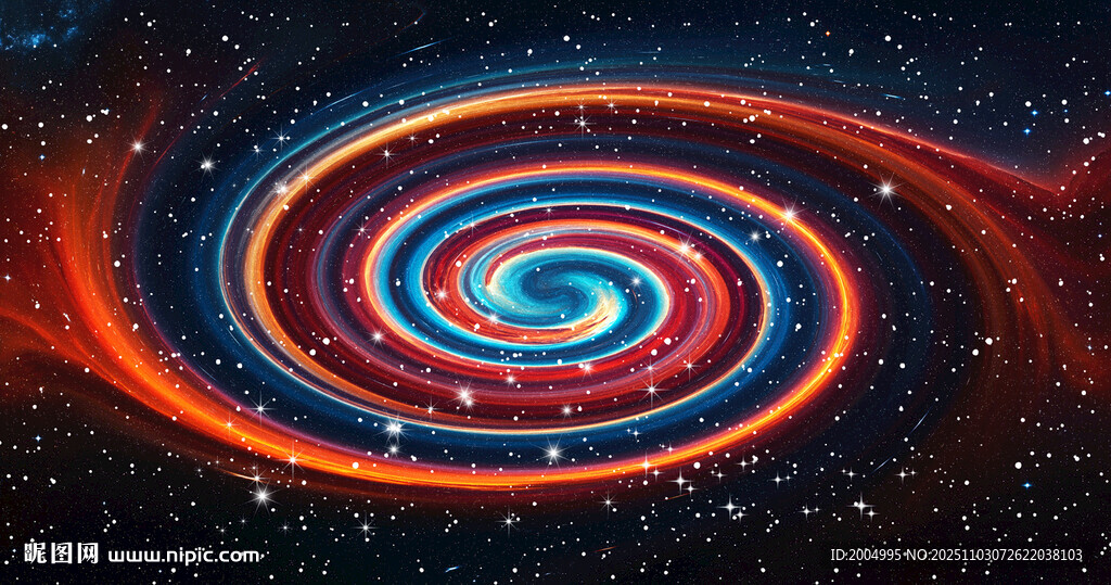 绚丽宇宙旋涡星空