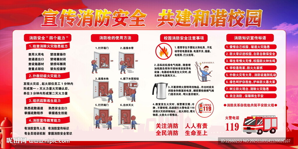消防安全知识宣传海报