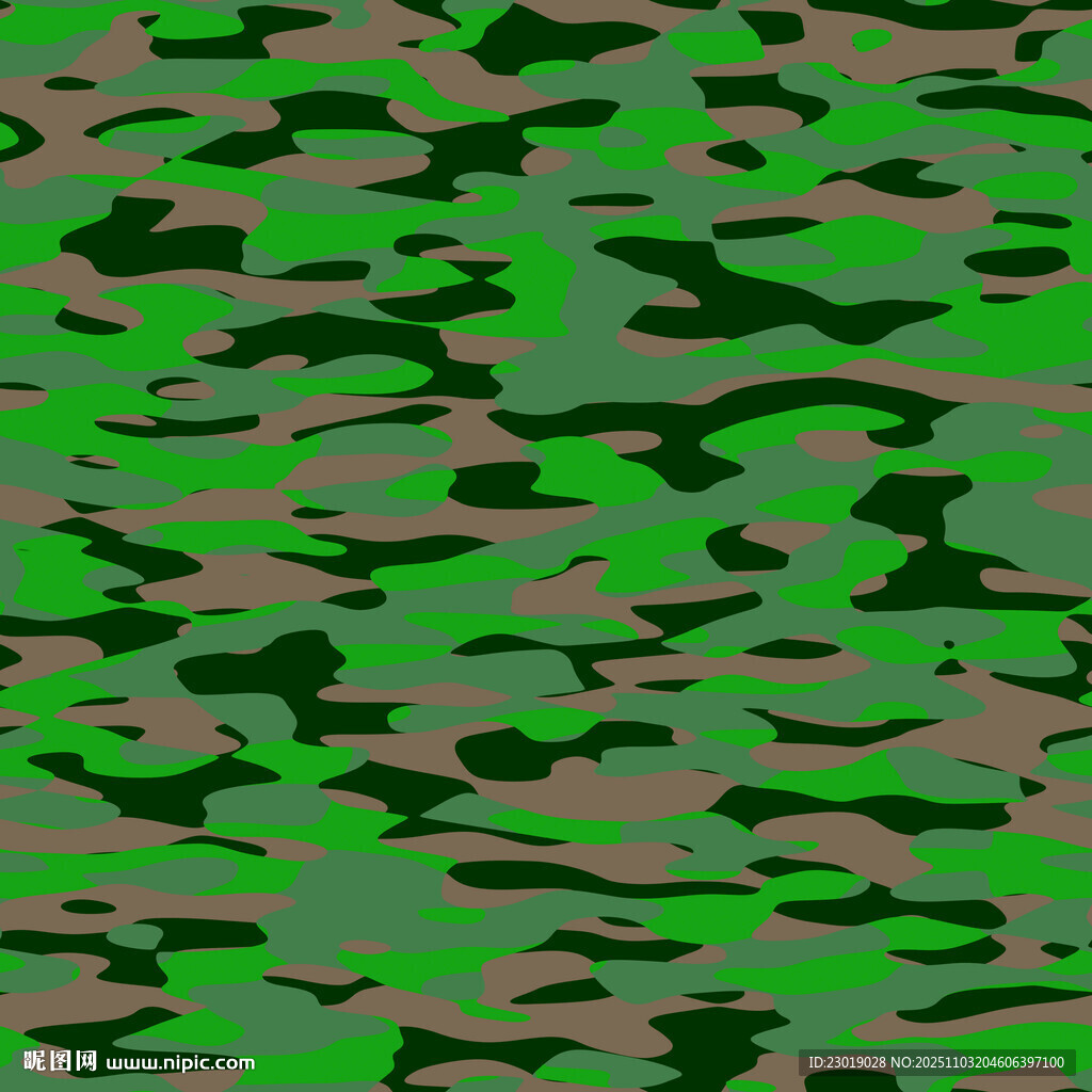 绿色迷彩图案纹理背景