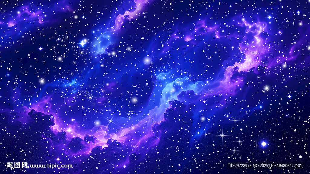 梦幻绚丽唯美星空