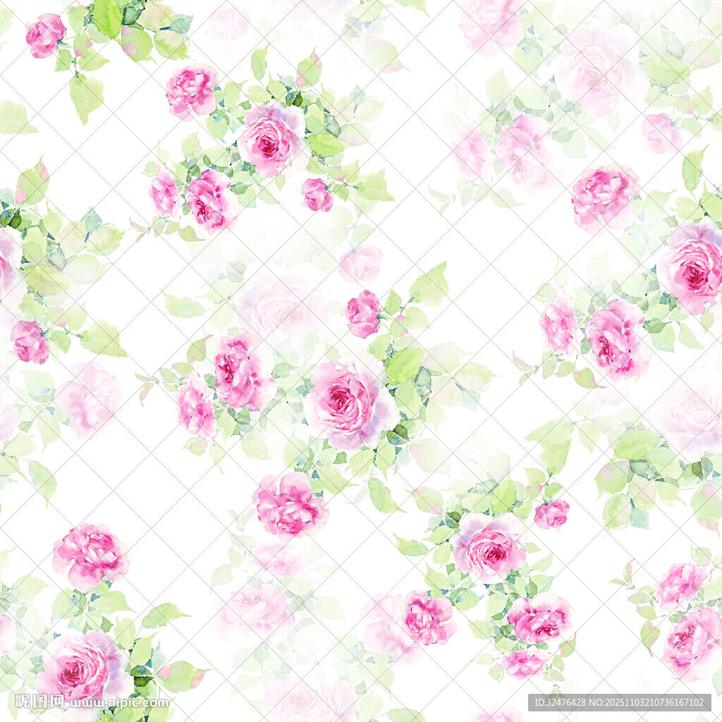 粉色花卉图案背景