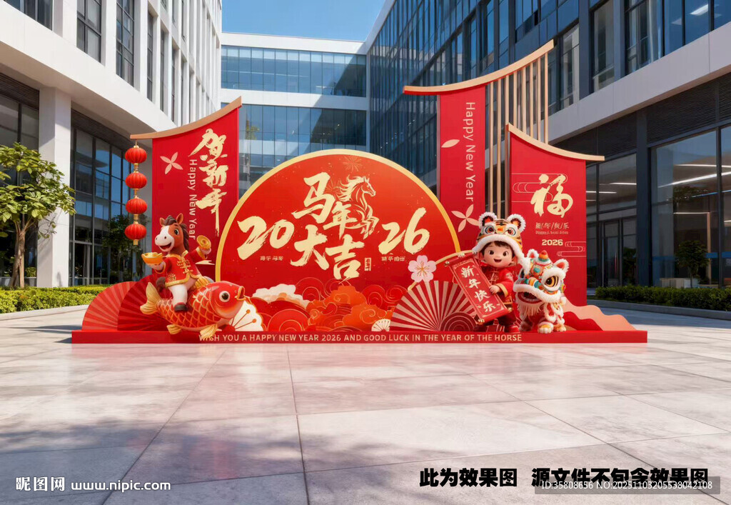 2026马年新年美陈