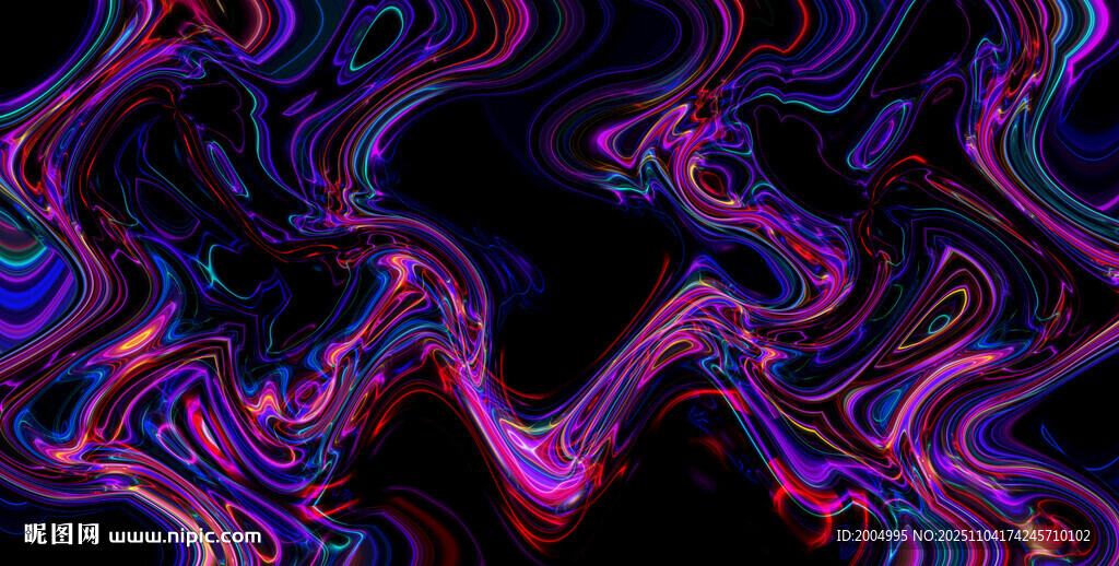 ktv酒吧彩色抽象背景墙