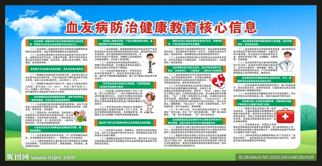 世界血友病日宣传栏