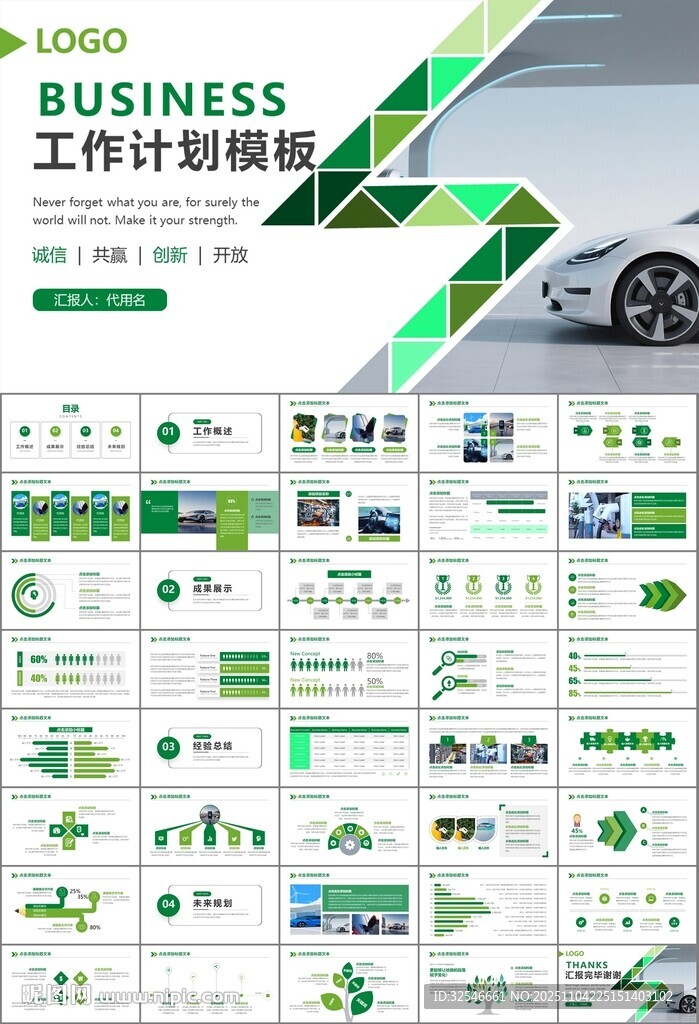 新能源汽车电动车行业PPT