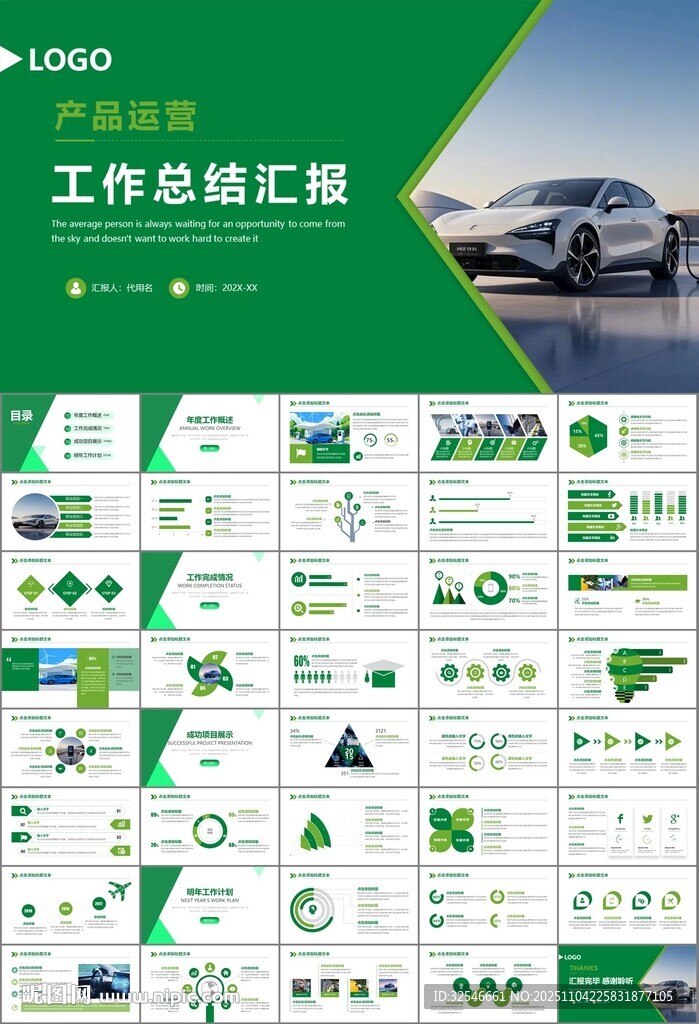 新能源汽车电动车行业PPT